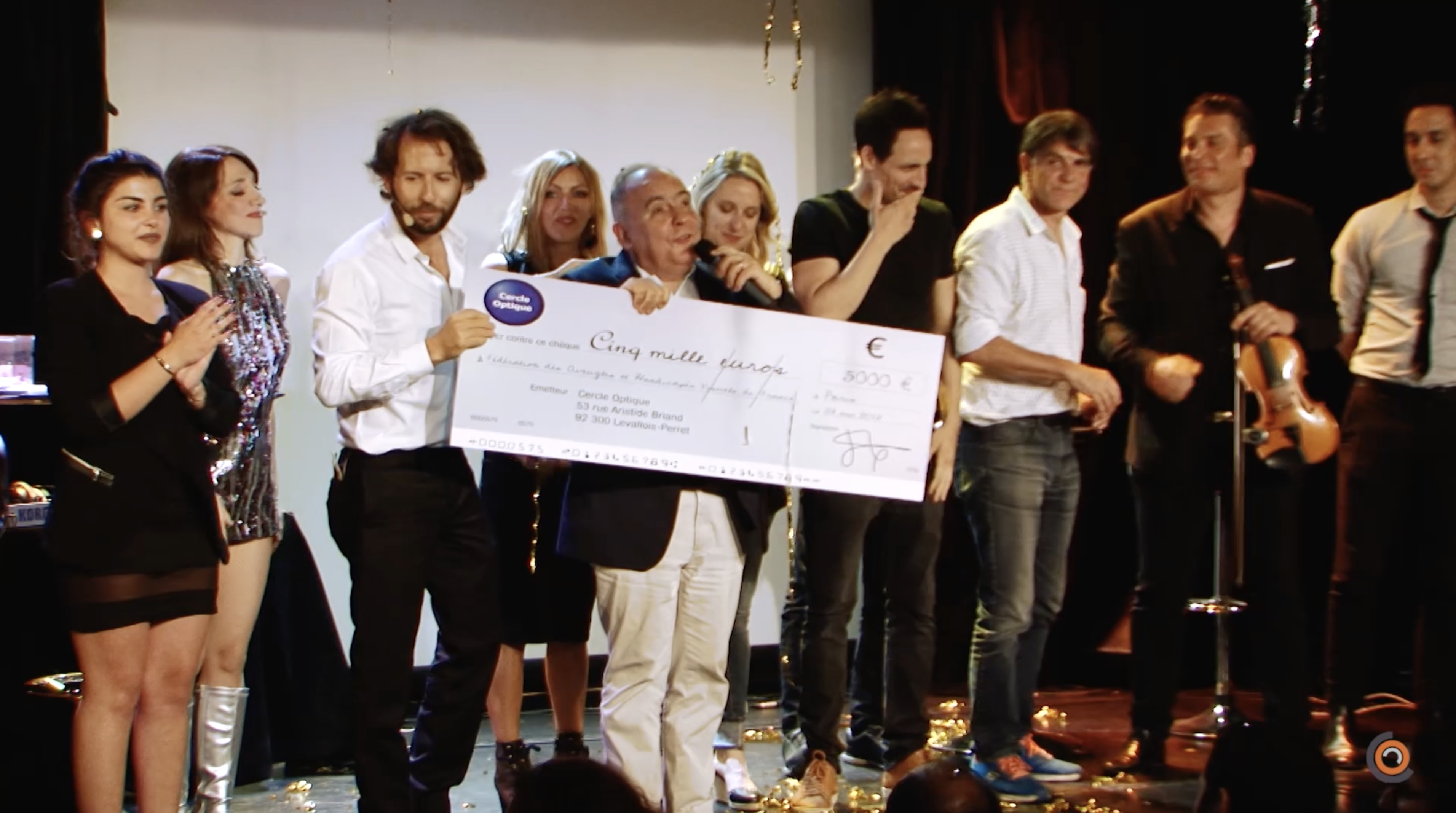 Soirée caritative Cercle Optique : le Benjamin Show récolte 5 000 € au profit des malvoyants