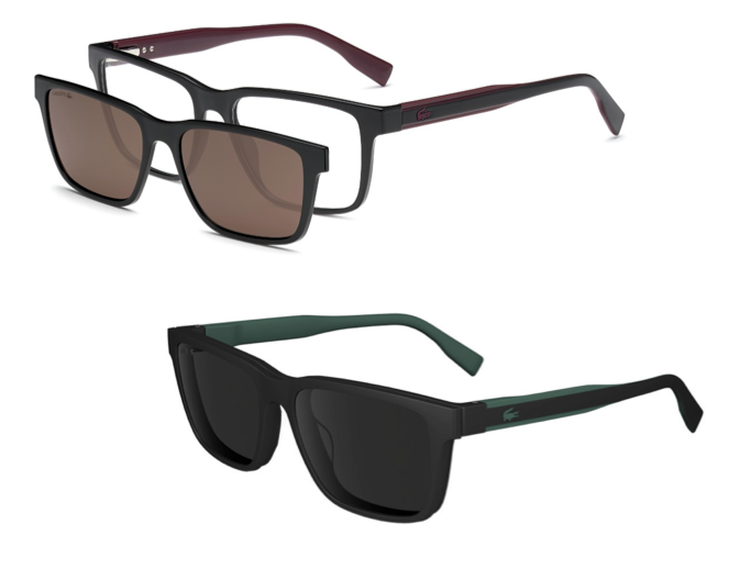 Lacoste presente son tout premier modele a clip solaire FrequenceOptic
