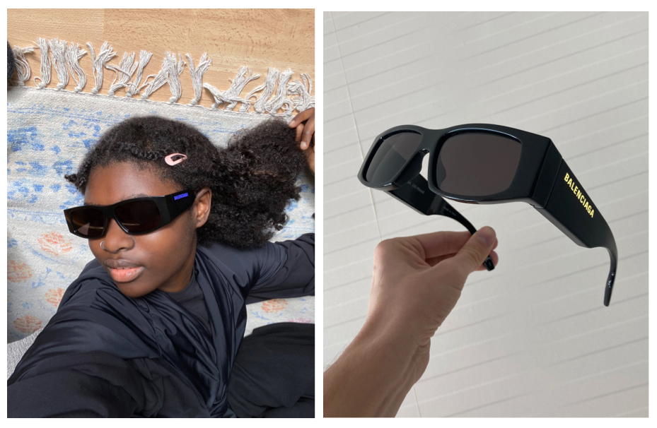 Balenciaga sort une monture avec LED integree FrequenceOptic