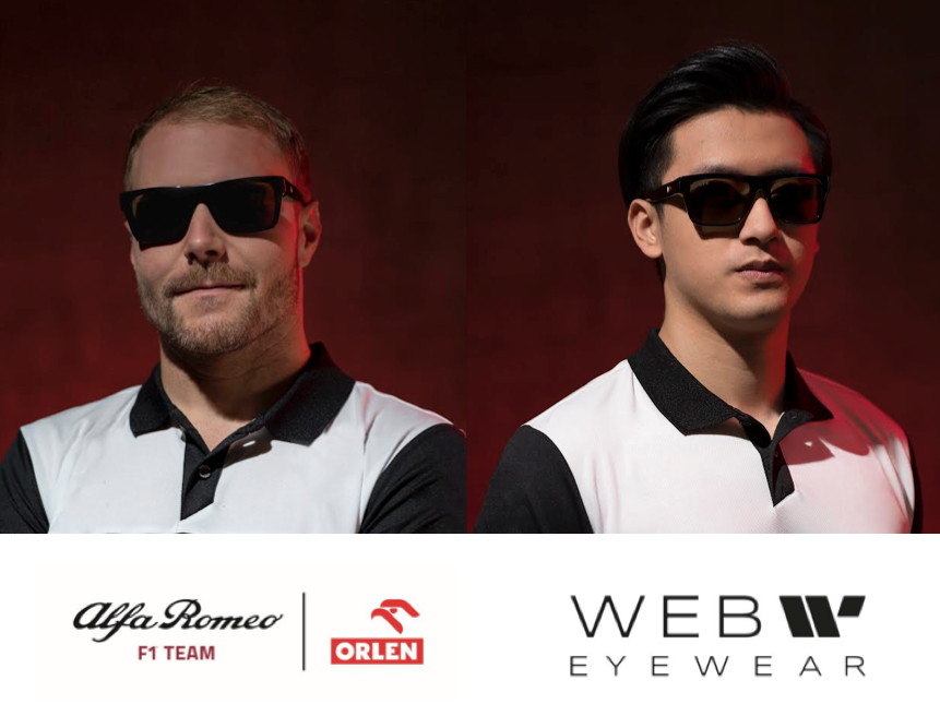 Web Eyewear (Marcolin) son entrée en F1 aux côtés d'Alfa Romeo - FréquenceOptic