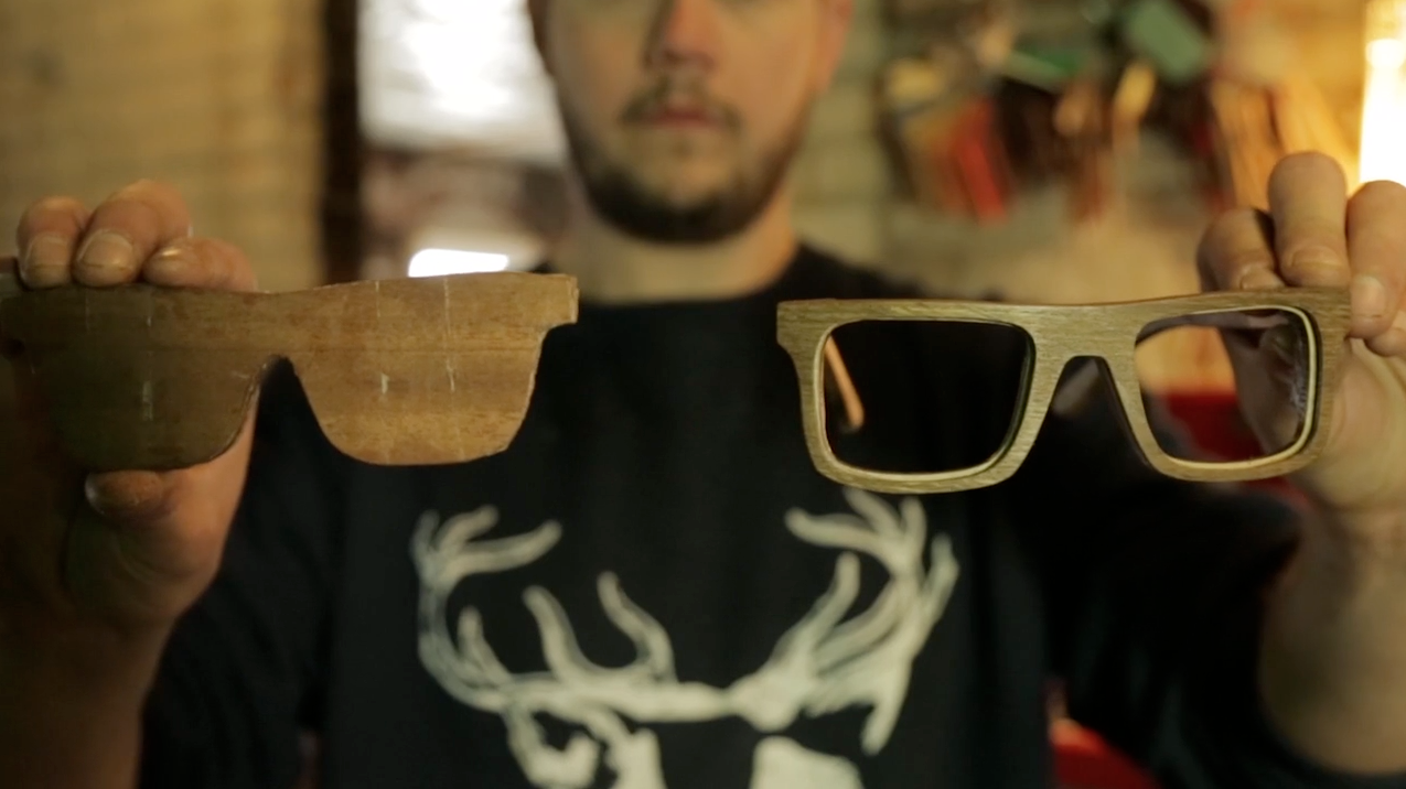 Homes Eyewear : lunettes en bois made in Détroit