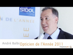 André Balbi, Opticien de l'Année 2011